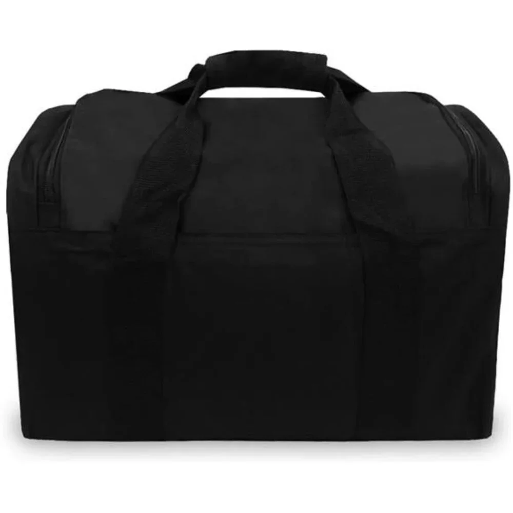 Gym Bag Sports Duffel Bag Black Workout Travel Bag with Wet Pocket Shoes